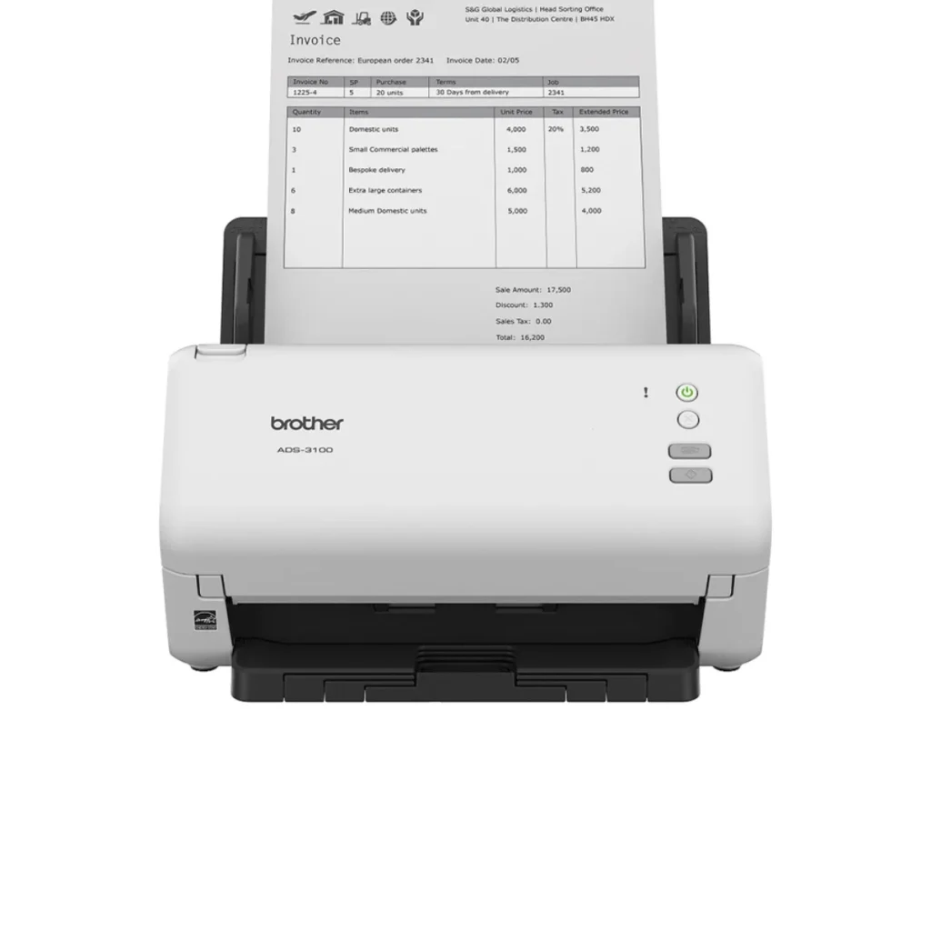 Scanner de mesa Brother ADS-3100 USB 40 ppm duplex