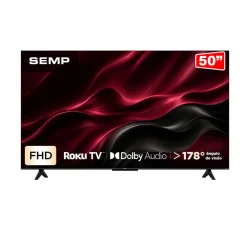 Smart TV Semp 50" Full HD LED Roku TV 50S42R — H&H Suprimentos Corporativos