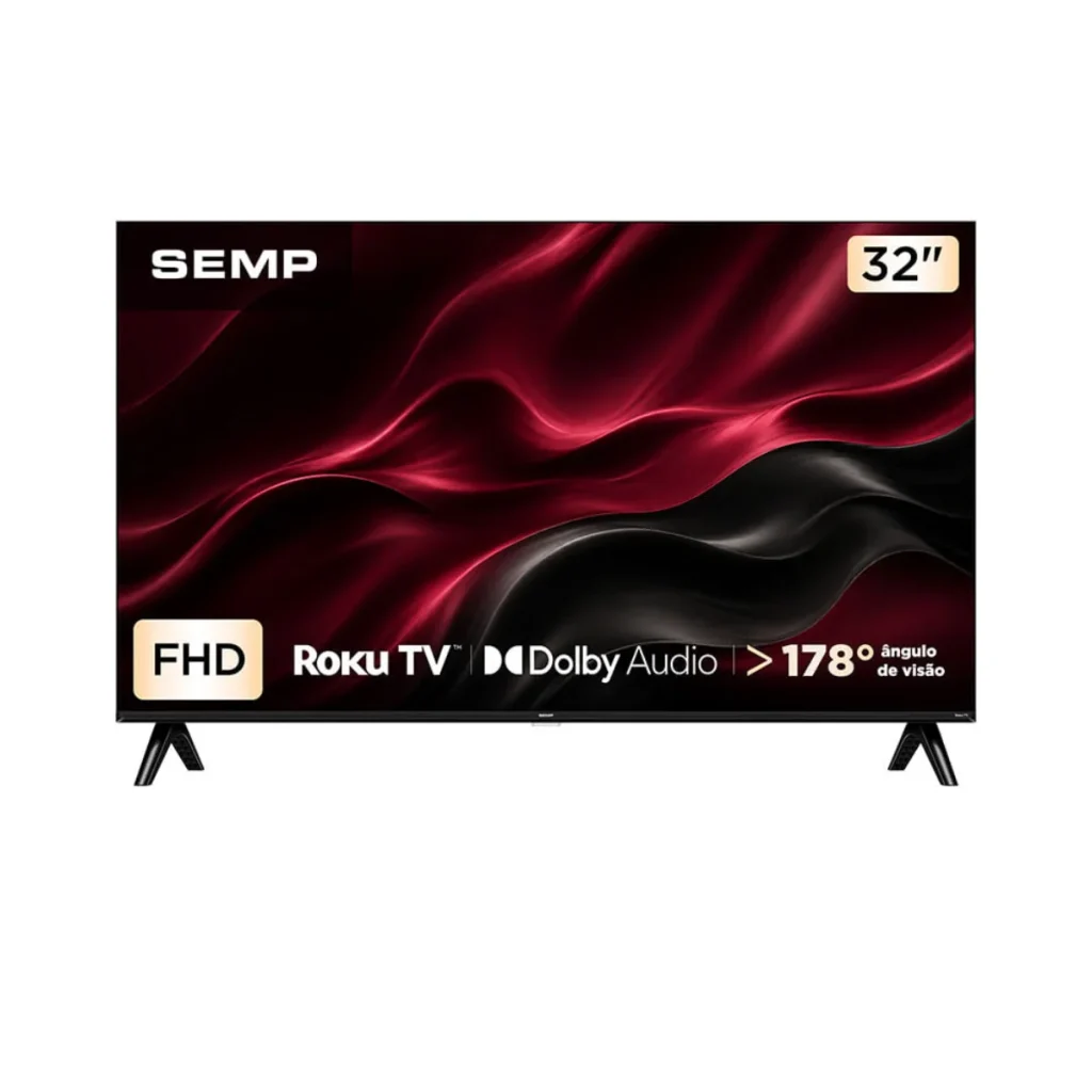 Smart TV semp S42R full HD roku TV 32" e 43"