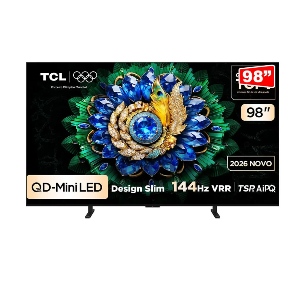 Smart TV tcl qd-Mini LED 98" 4K 144 Hz google TV 98A400M