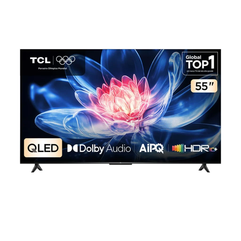 Smart TV tcl T6C 55" qled 4K google TV