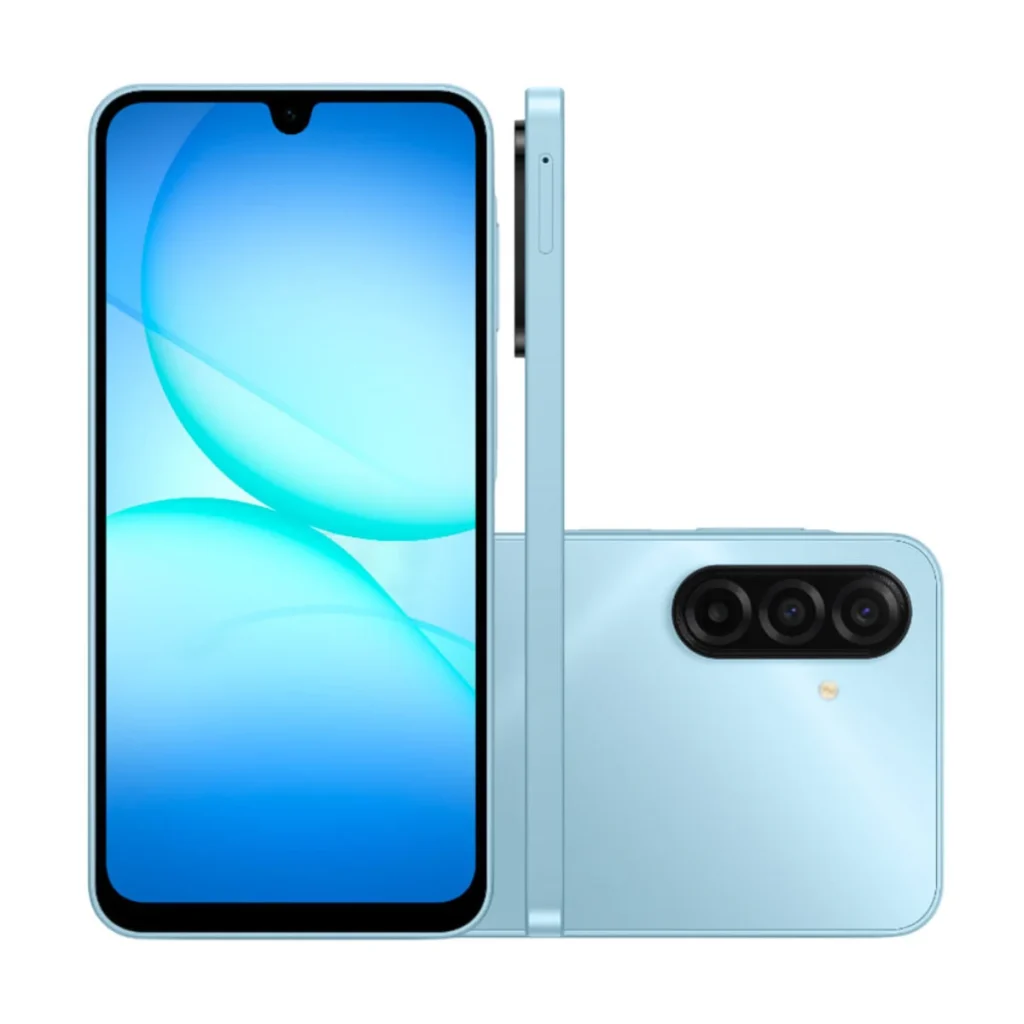 Smartphone Samsung galaxy A17 com ia 128 GB 4 GB ram azul