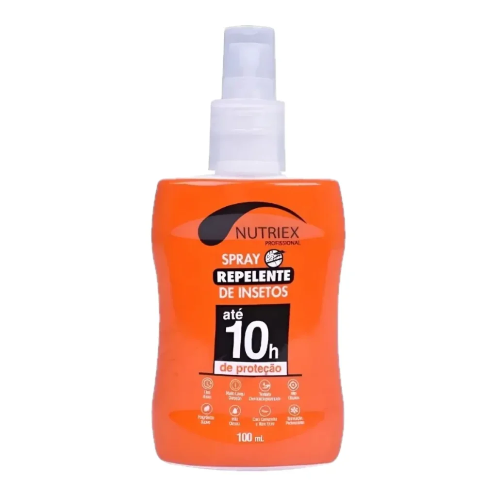 Spray repelente de insetos nutriex profissional 10 horas 100 ml