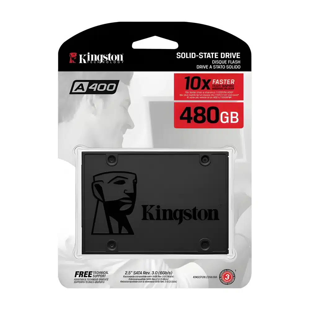 SSD Kingston A400 480GB SATA 2,5" SA400S37/480G