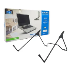 Suporte Ajustável Ergonômico para Notebook Preto — H&H Suprimentos Corporativos