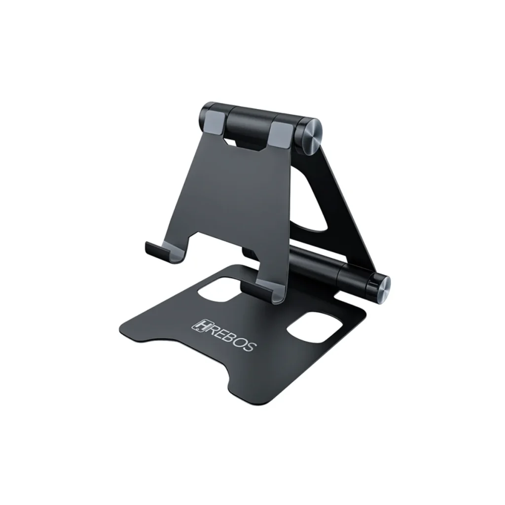 Suporte de mesa portátil hrebos HS-076 para celular e tablet