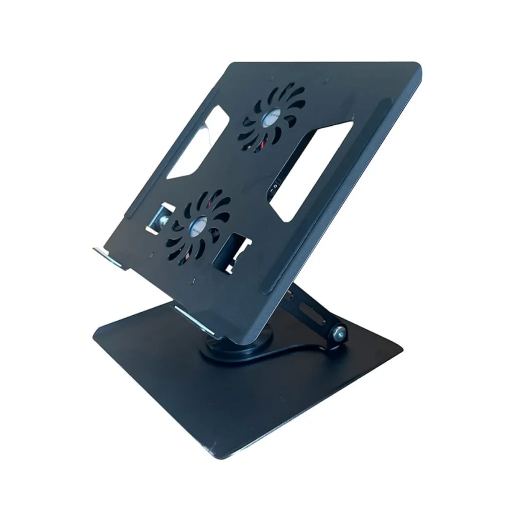 Suporte para notebook Kross com 2 ventoinhas em alumínio KE-SNA10