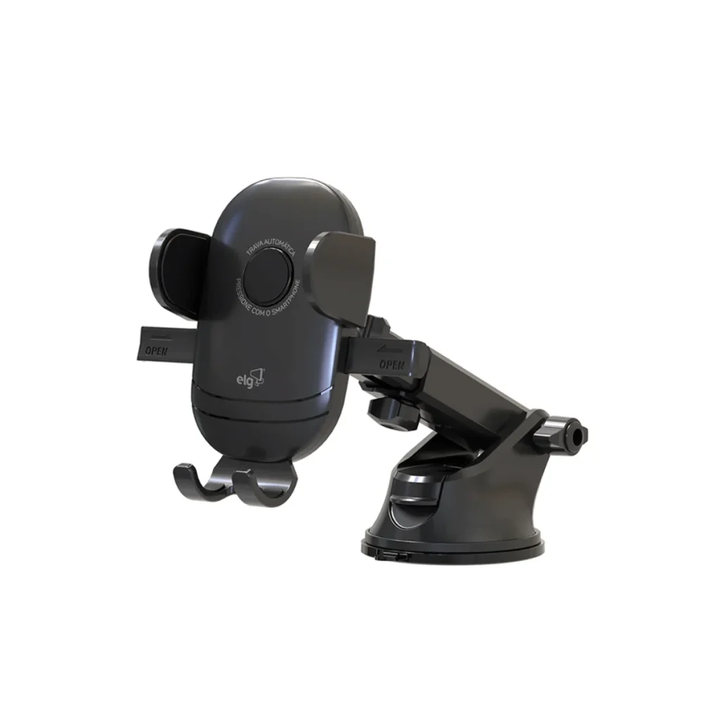 Suporte veicular ELG CH358V garra automática com ventosa