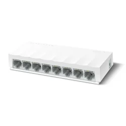 Switch de Mesa TP-Link LiteWave LS1008 com 8 Portas Ethernet 10/100 Mbps Branco — H&H Suprimentos Corporativos