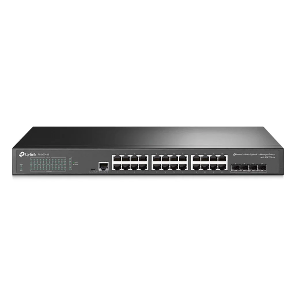 Switch gerenciável tp-link jetstream TL-SG3428 24 portas gigabit com 4 sfp