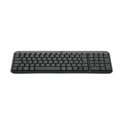 Teclado Sem Fio Bluetooth Logitech K250 ABNT2 com Teclado Numérico Grafite — H&H Suprimentos Corporativos