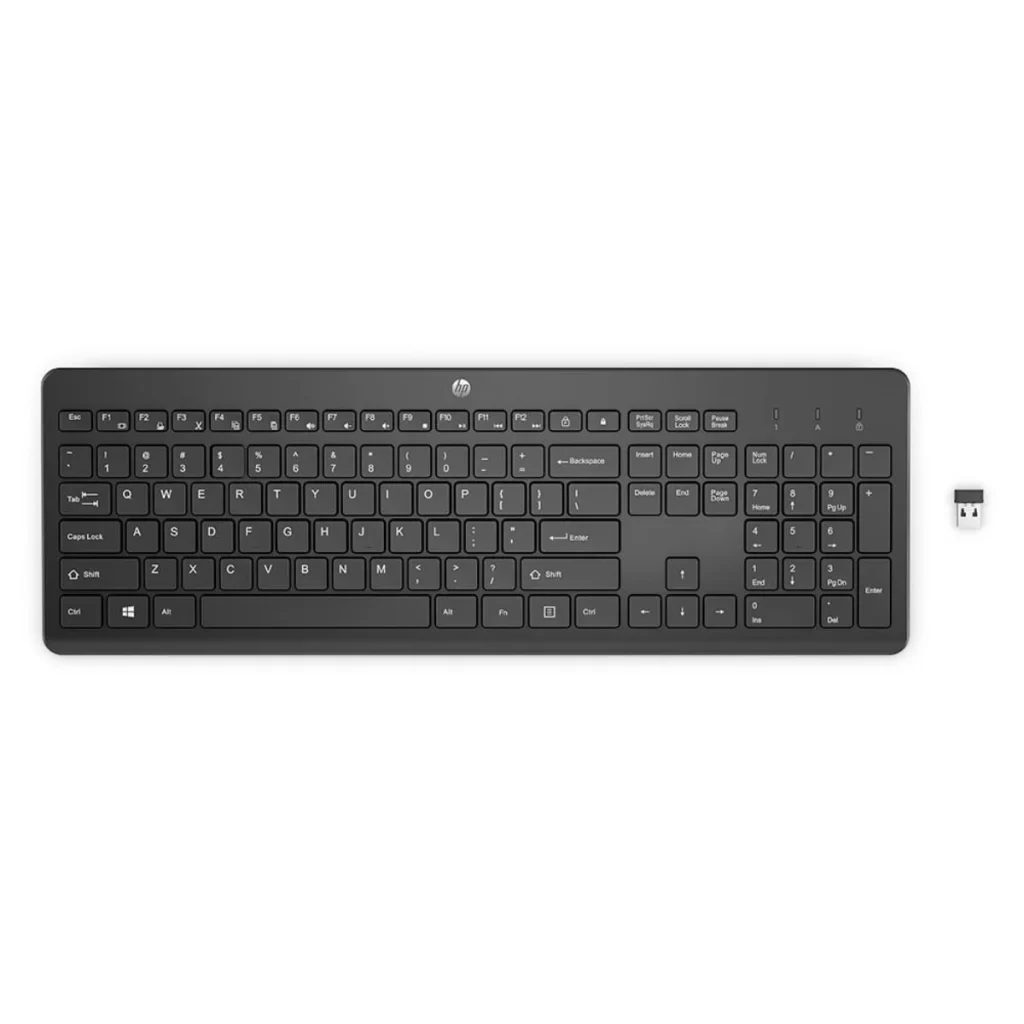 Teclado sem fio HP 230 2,4 ghz com teclas silenciosas