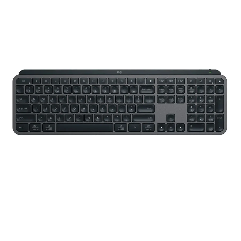 Teclado sem fio Logitech mx Keys s Bluetooth recarregável