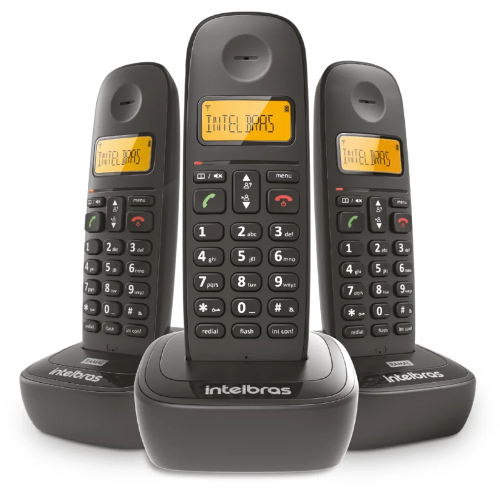 Telefone sem fio Intelbras ts 2513 com identificador de chamadas