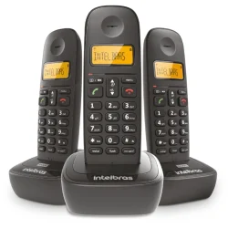 Telefone Sem Fio Intelbras TS 2513 com Identificador de Chamadas — H&H Suprimentos Corporativos