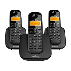 Telefone Sem Fio Intelbras TS 3113 ID com 3 Ramais — H&H Suprimentos Corporativos