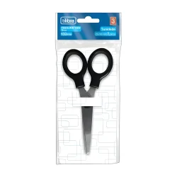 Tesoura Escolar Tilibra T402 132 mm Preta — H&H Suprimentos Corporativos