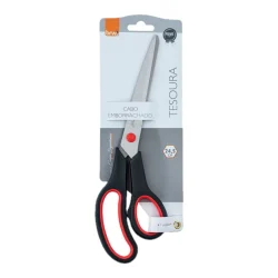 Tesoura Multiuso BRW TE2502 25 cm Emborrachada — H&H Suprimentos Corporativos