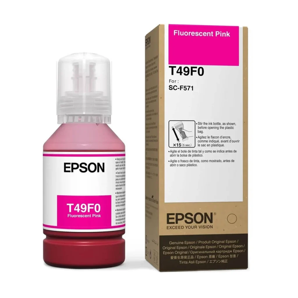 Tinta Epson T49F020 rosa fluorescente 140 ml original