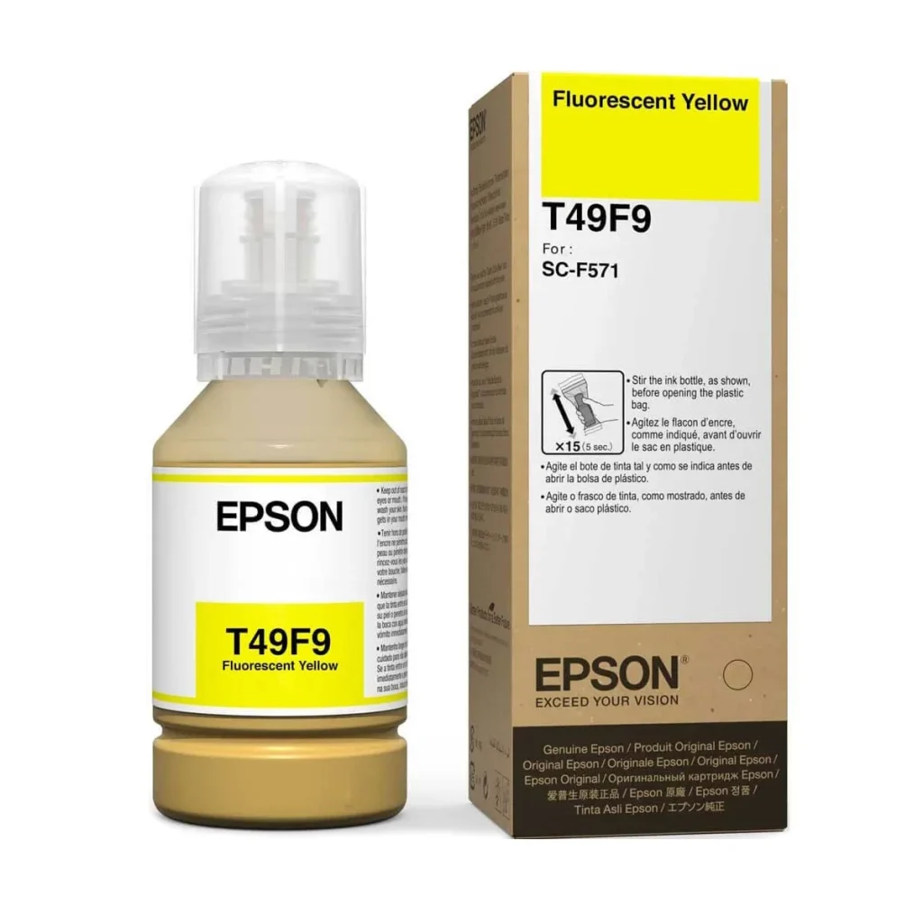 Tinta Epson T49F920 amarelo fluorescente 140 ml original