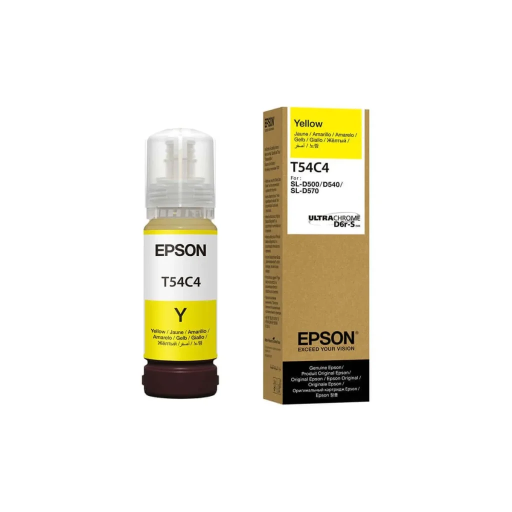 Tinta Epson T54C420 ultrachrome D6r-S amarelo 70 ml original