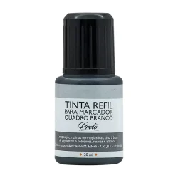 Tinta para Marcador de Quadro Branco Preto 20 ml BRW — H&H Suprimentos Corporativos