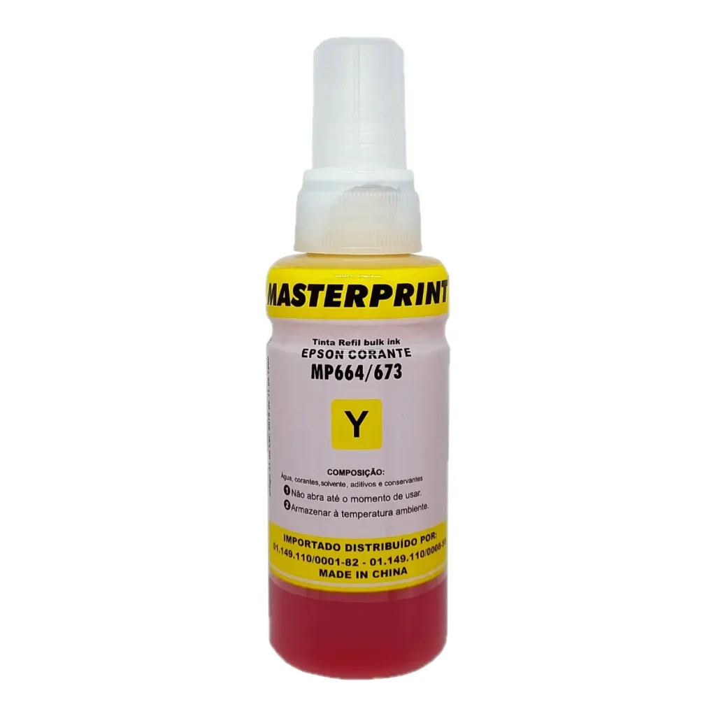 Tinta refil para Epson 664/673 amarelo 100 ml