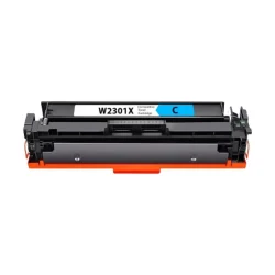 Toner Compatível HP 230X (W2301X) Ciano com Chip 5.500 Páginas — H&H Suprimentos Corporativos