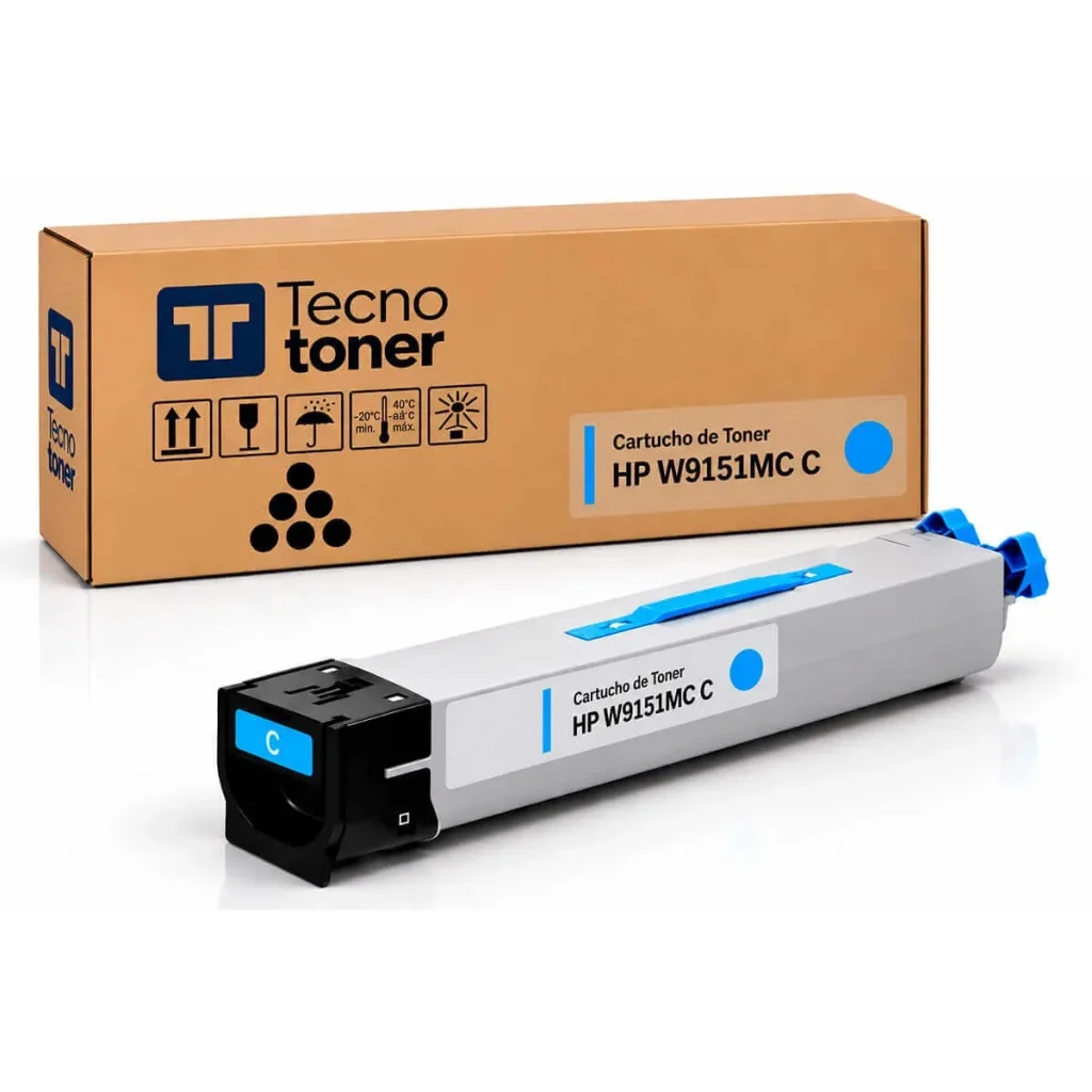 Toner compatível HP W9151MC W9151 ciano 24.000 páginas