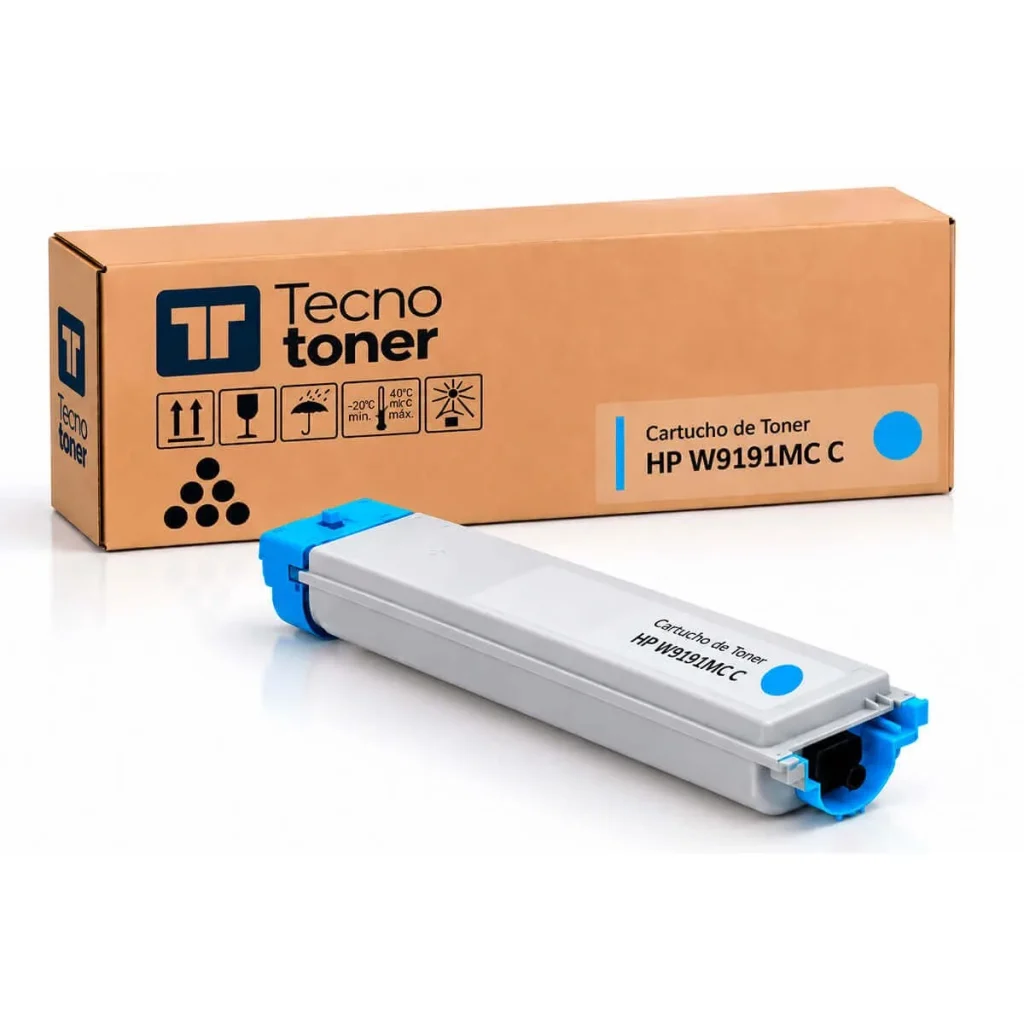 Toner compatível HP W9191MC ciano 28.000 páginas