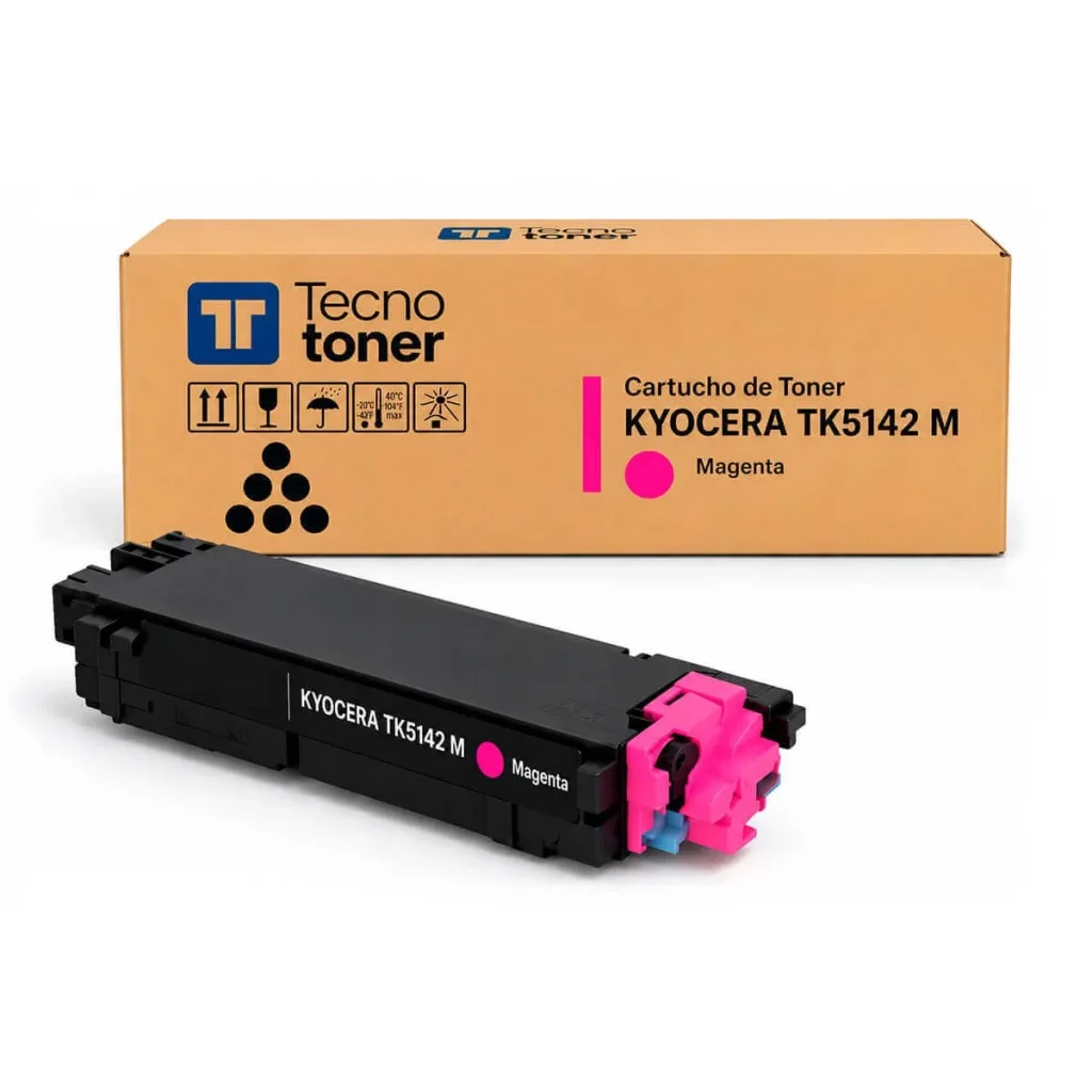 Toner compatível Kyocera TK-5142M magenta 5.000 páginas