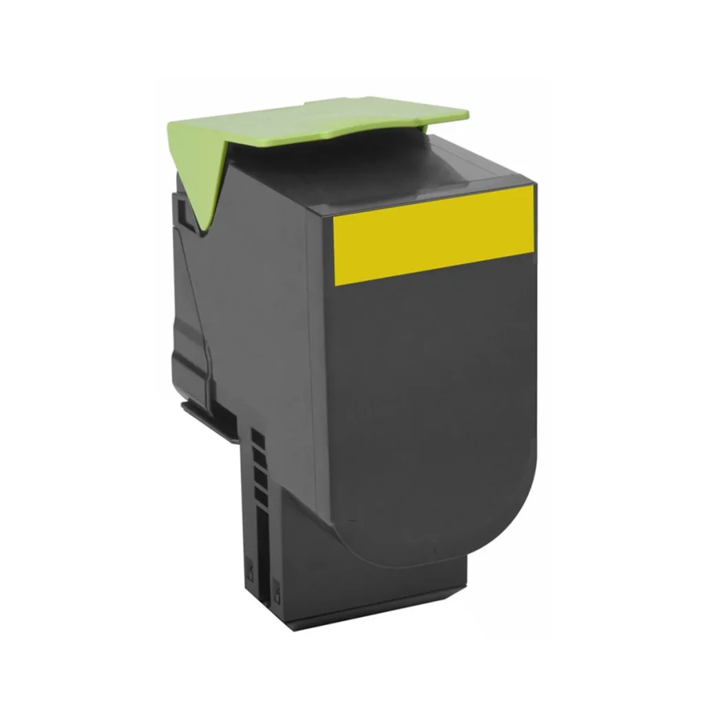 Toner compatível Lexmark 808SY 80C8SY0 amarelo 2.000 páginas