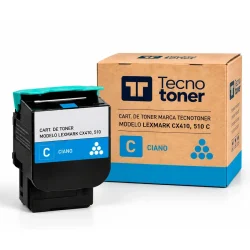 Toner Compatível Lexmark 80C8HC0 Ciano 3.000 Páginas — H&H Suprimentos Corporativos