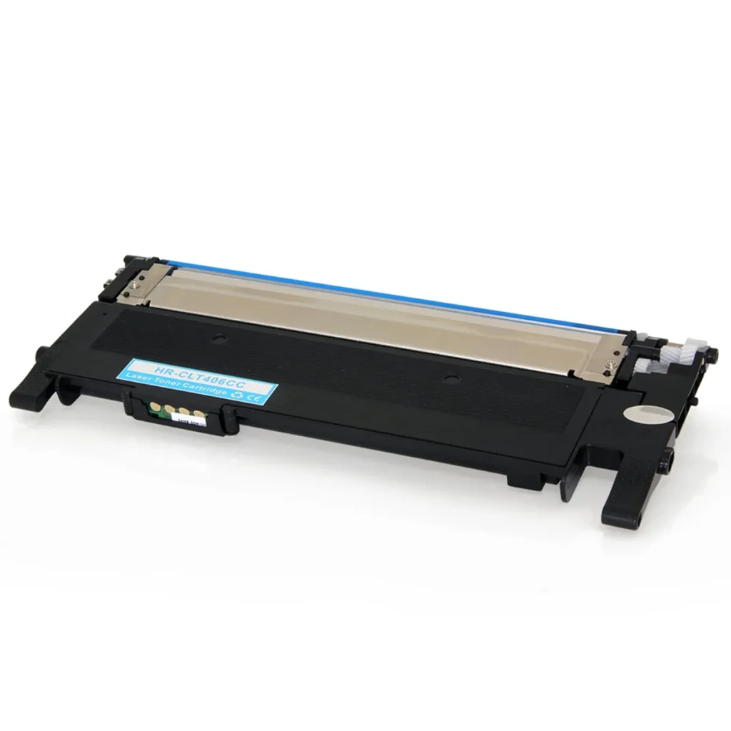 Toner compatível Samsung CLT-C406S ciano 1.000 páginas