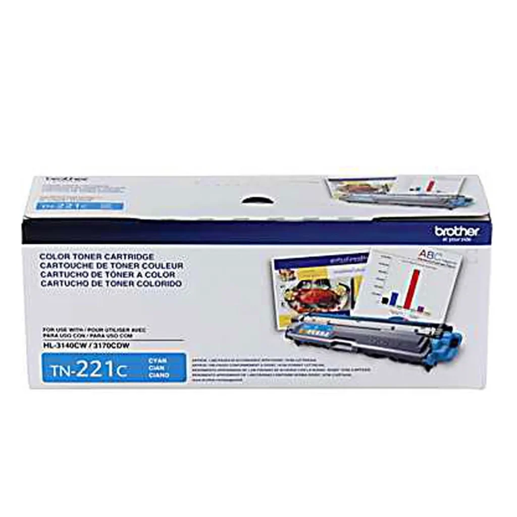 Toner original Brother TN-221C TN221 ciano 1.400 páginas