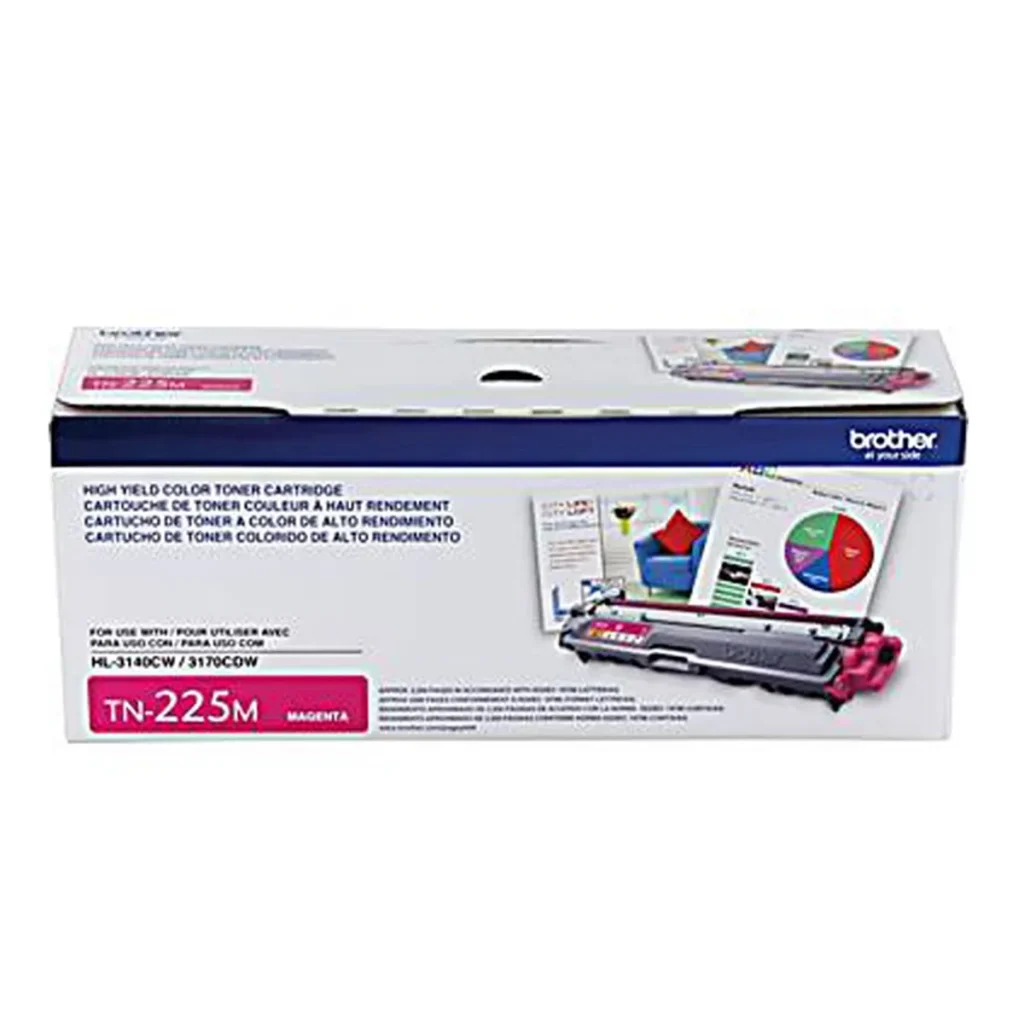 Toner original Brother TN-225M TN225 magenta 2.200 páginas