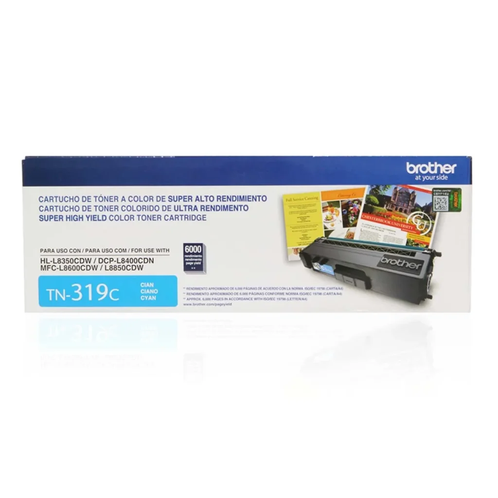 Toner original Brother TN-319C ciano