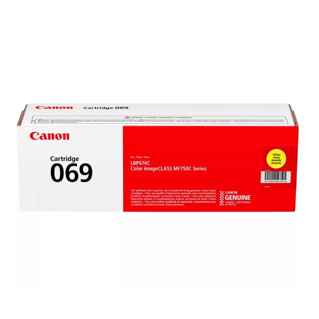 Toner original Canon 069 5091C001AA amarelo 1.900 páginas