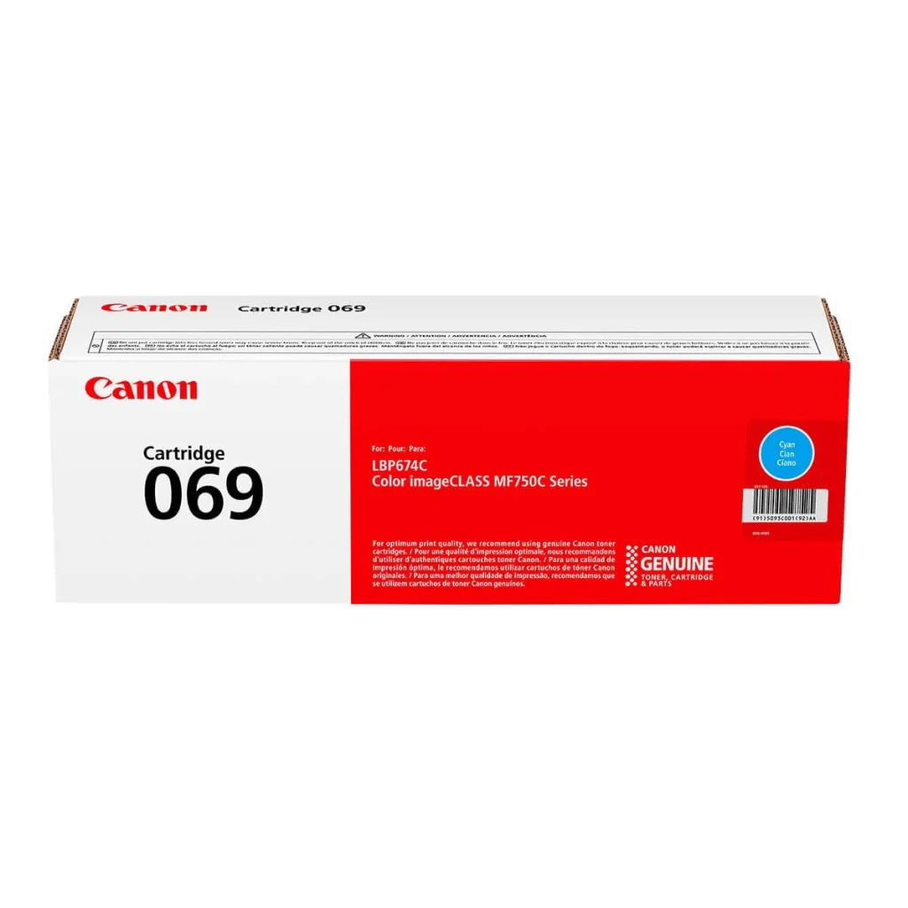 Toner original Canon 069 5093C001AA ciano 1.900 páginas