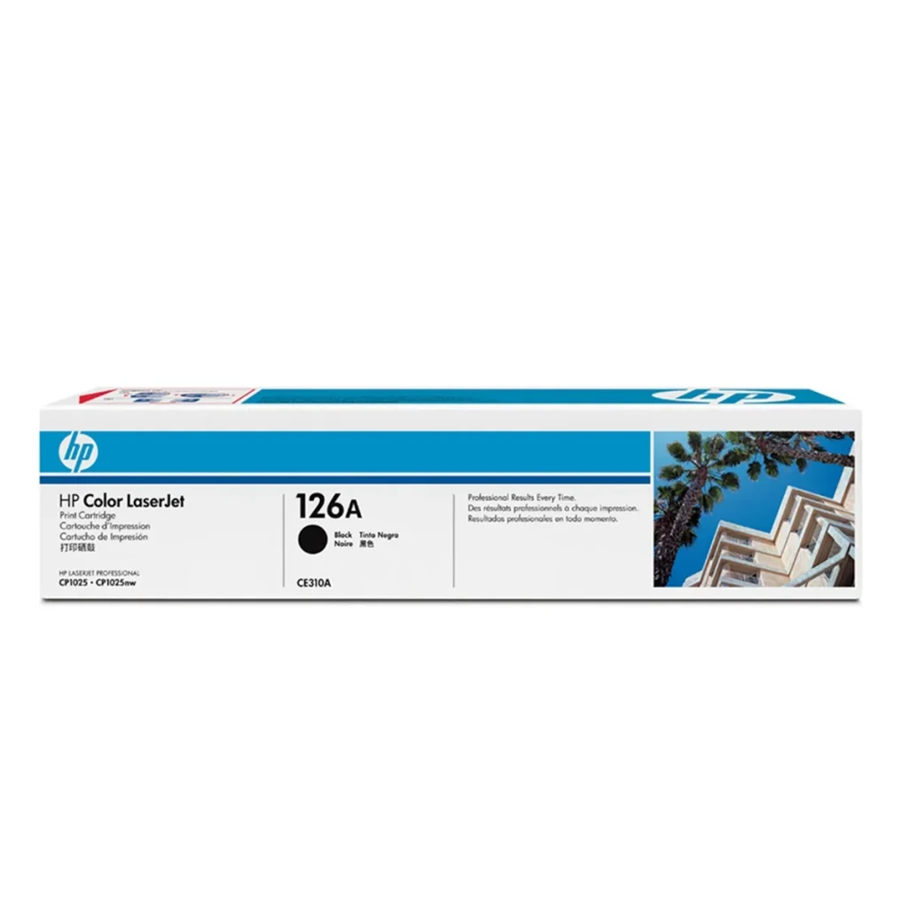 Toner original HP 126A CE310A preto 1.200 páginas