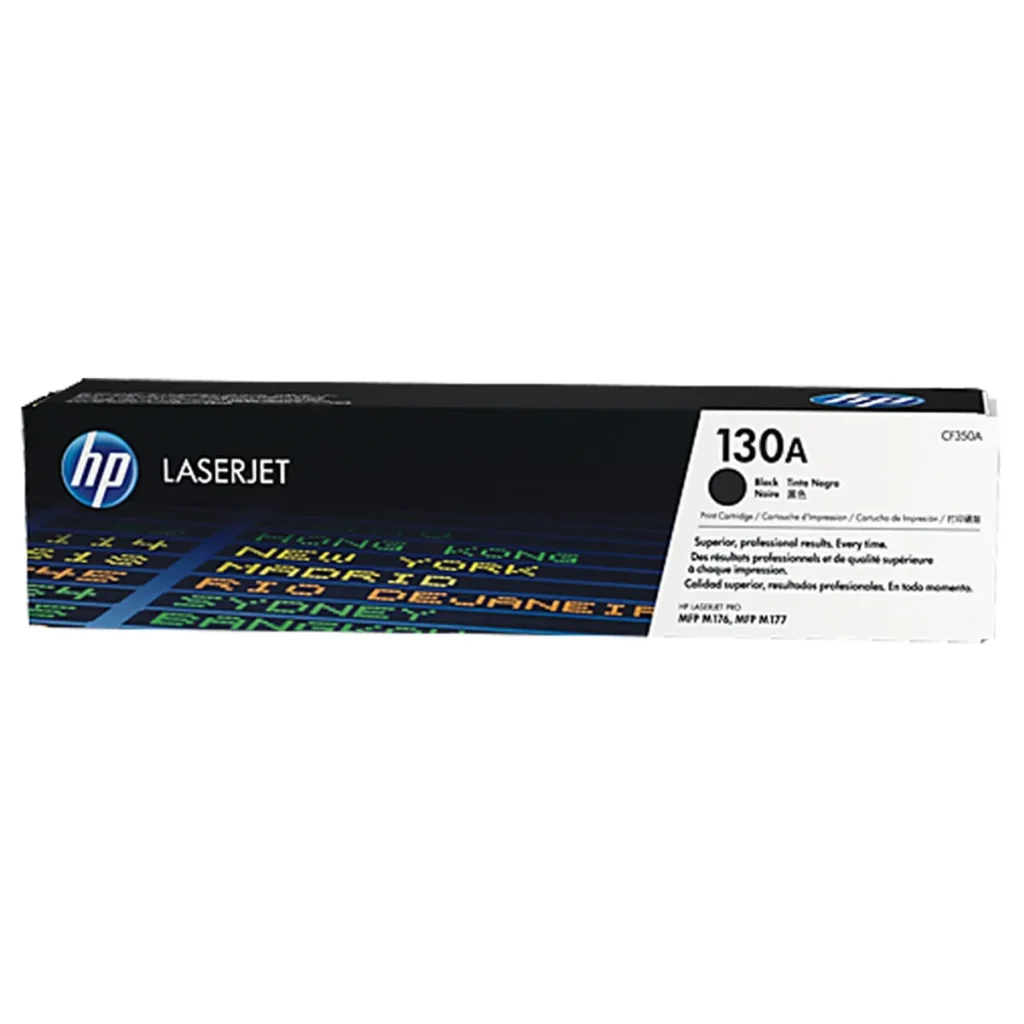 Toner original HP 130A CF350A preto 1.300 páginas