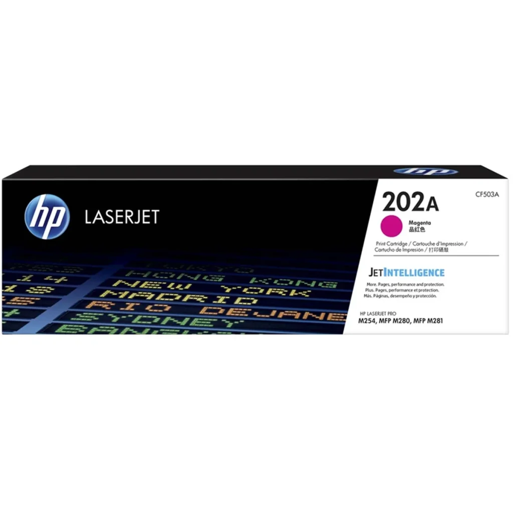 Toner original HP 202A CF503A magenta 1.300 páginas