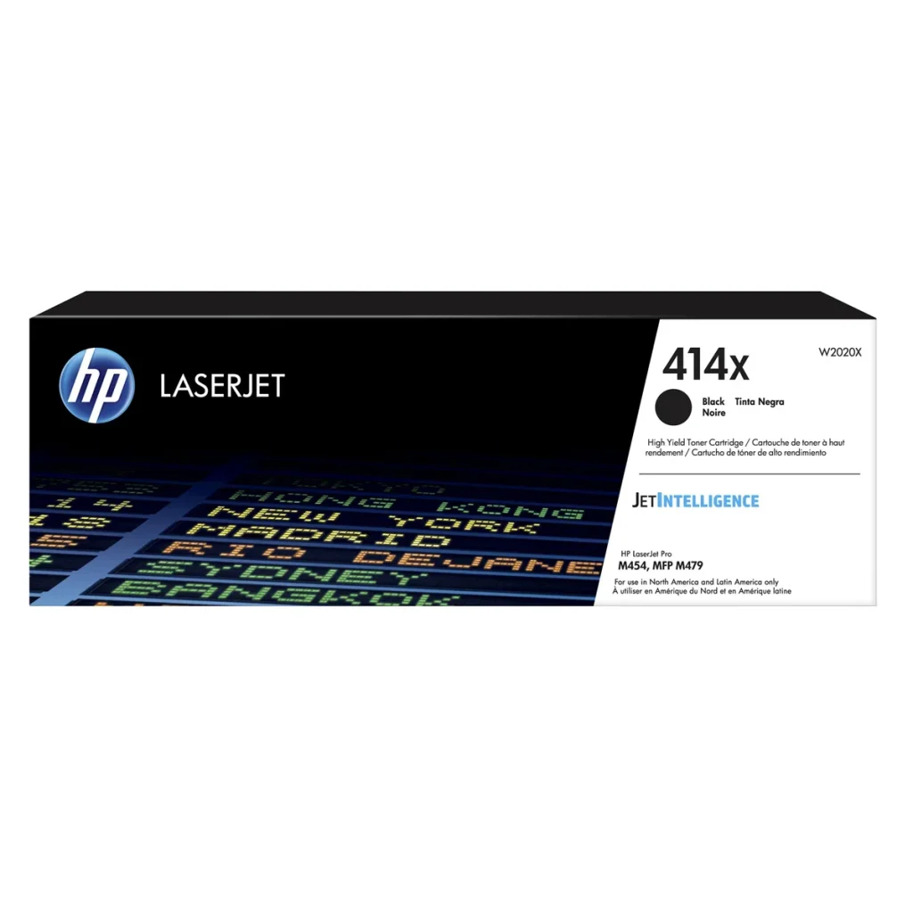 Toner original HP 414X W2020X preto 7.500 páginas