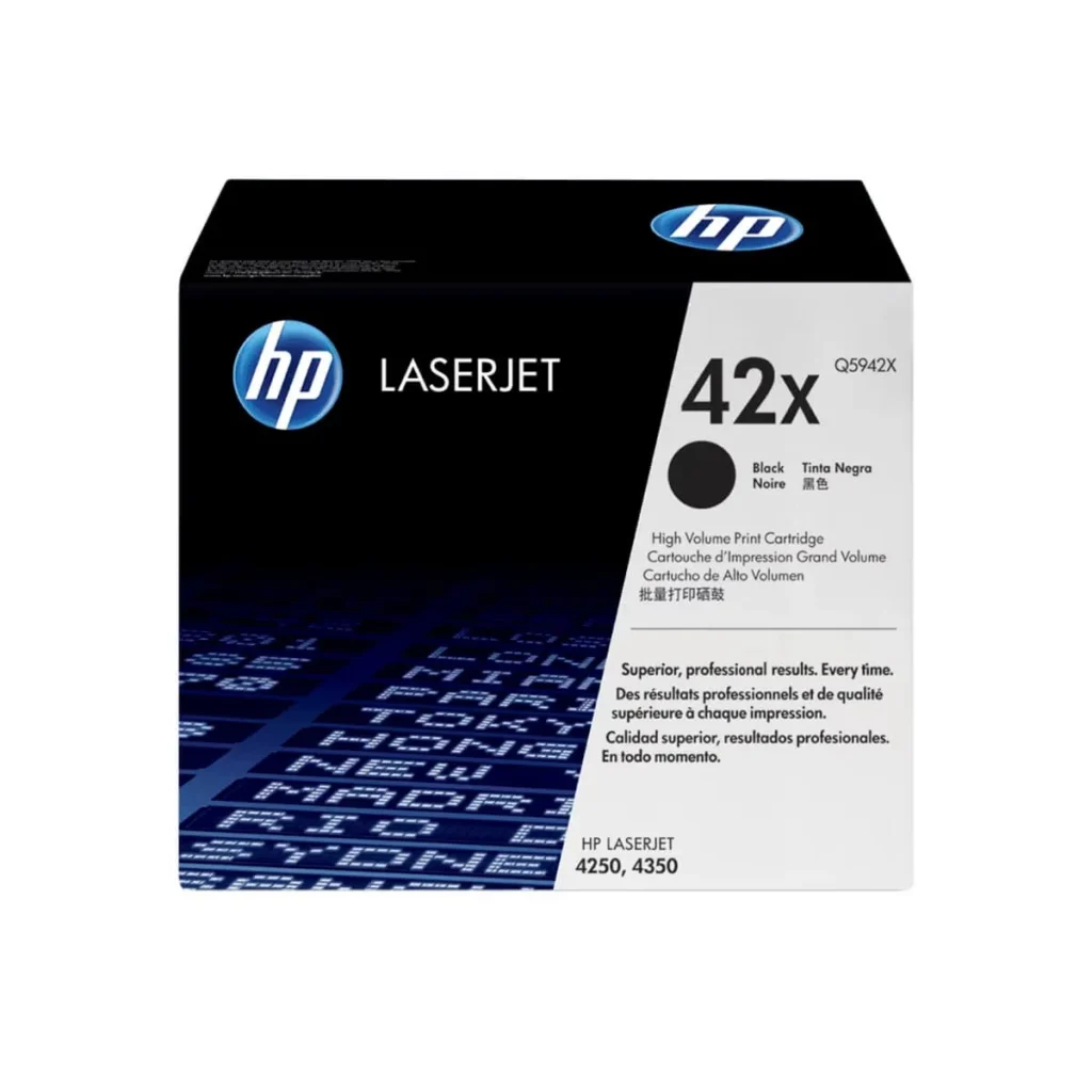 Toner original HP 42X Q5942X preto 20.000 páginas