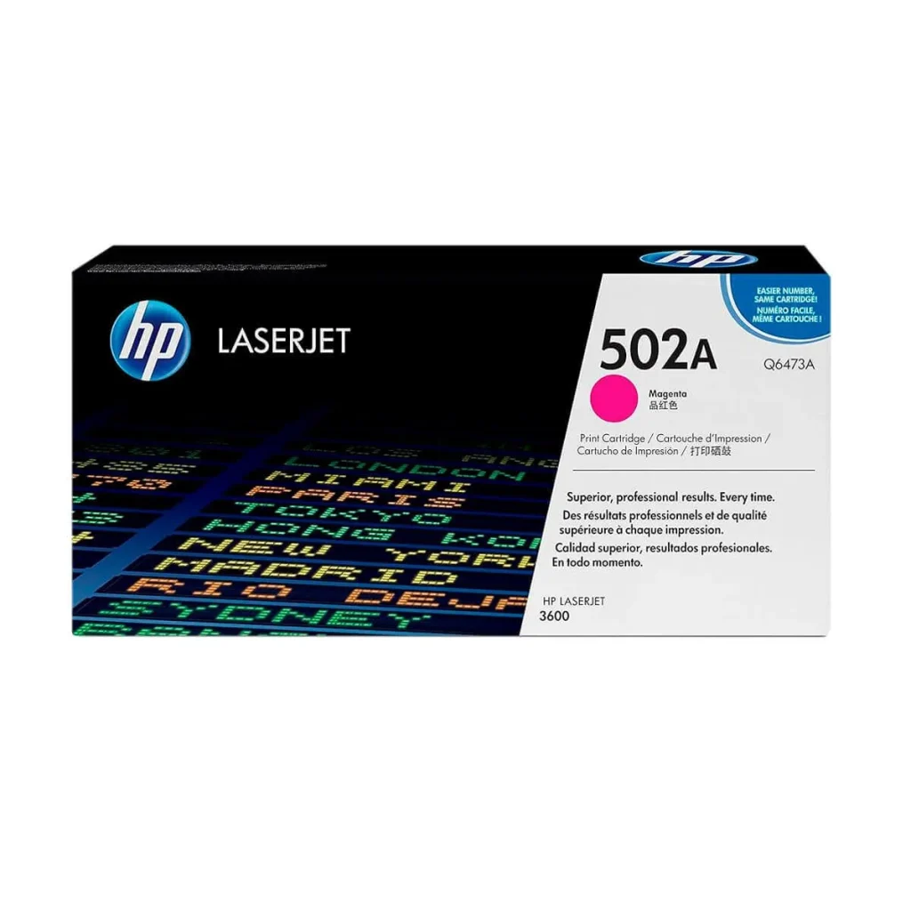 Toner original HP 502A Q6473A magenta 4.000 páginas