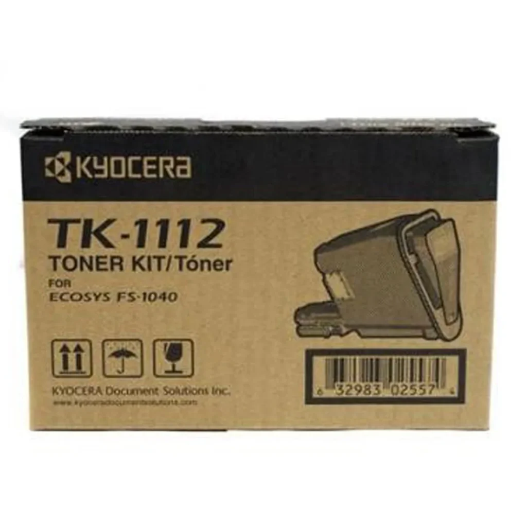 Toner original Kyocera TK-1112 preto 2.500 páginas