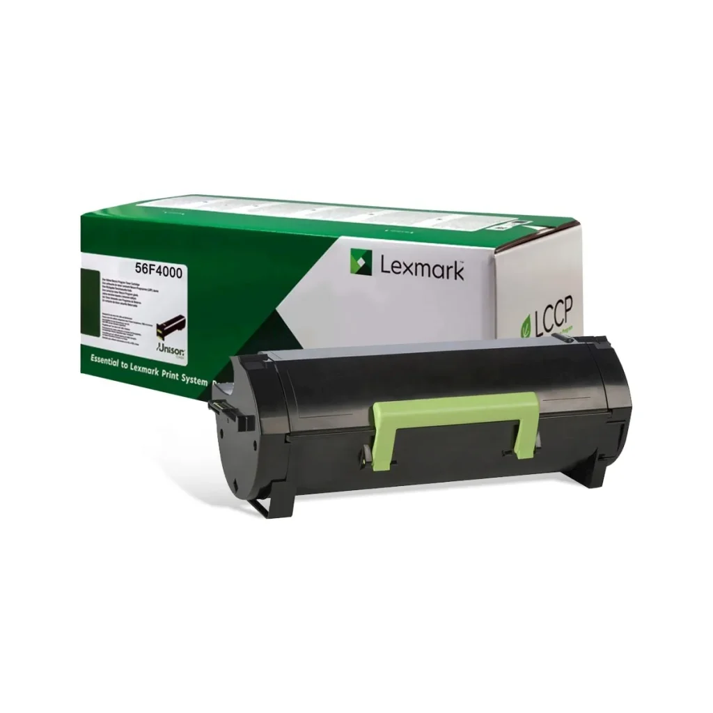 Toner original Lexmark 56F4000 56FB000 preto 6.000 páginas