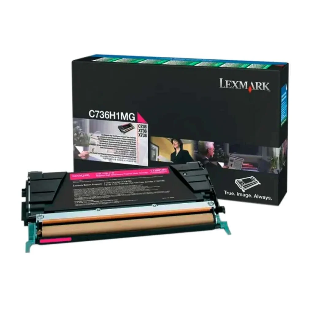 Toner original Lexmark C736H1MG magenta 10.000 páginas