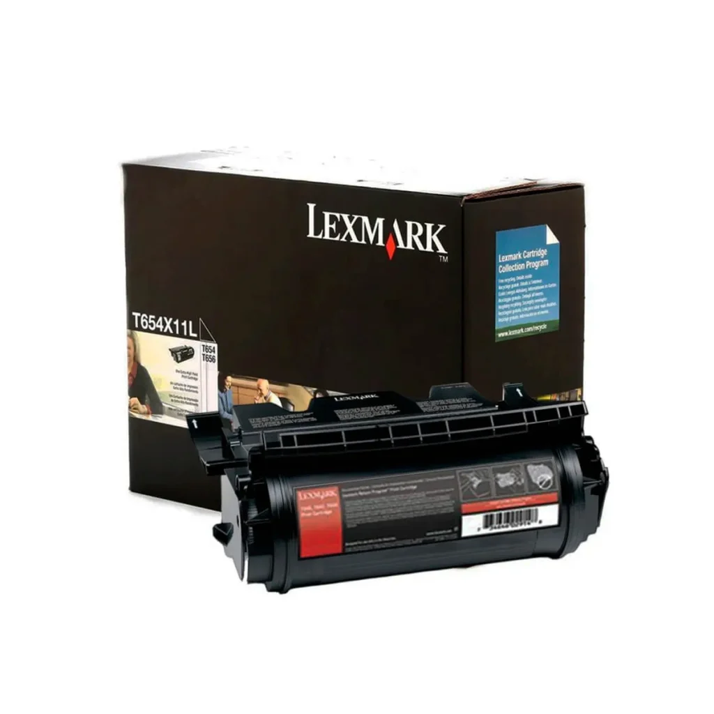 Toner original Lexmark T654X T654X11B preto 36.000 páginas