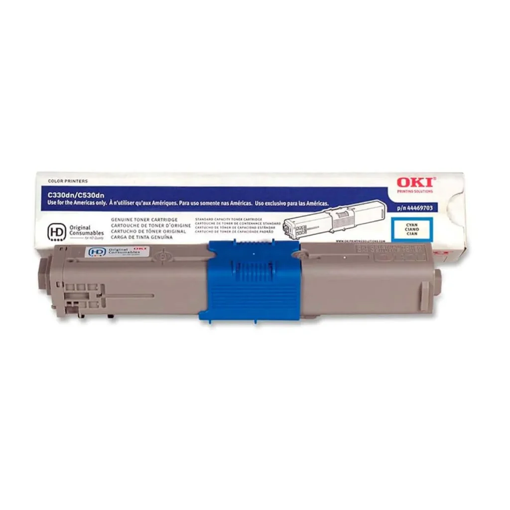 Toner original okidata 44469703 ciano 3.000 páginas